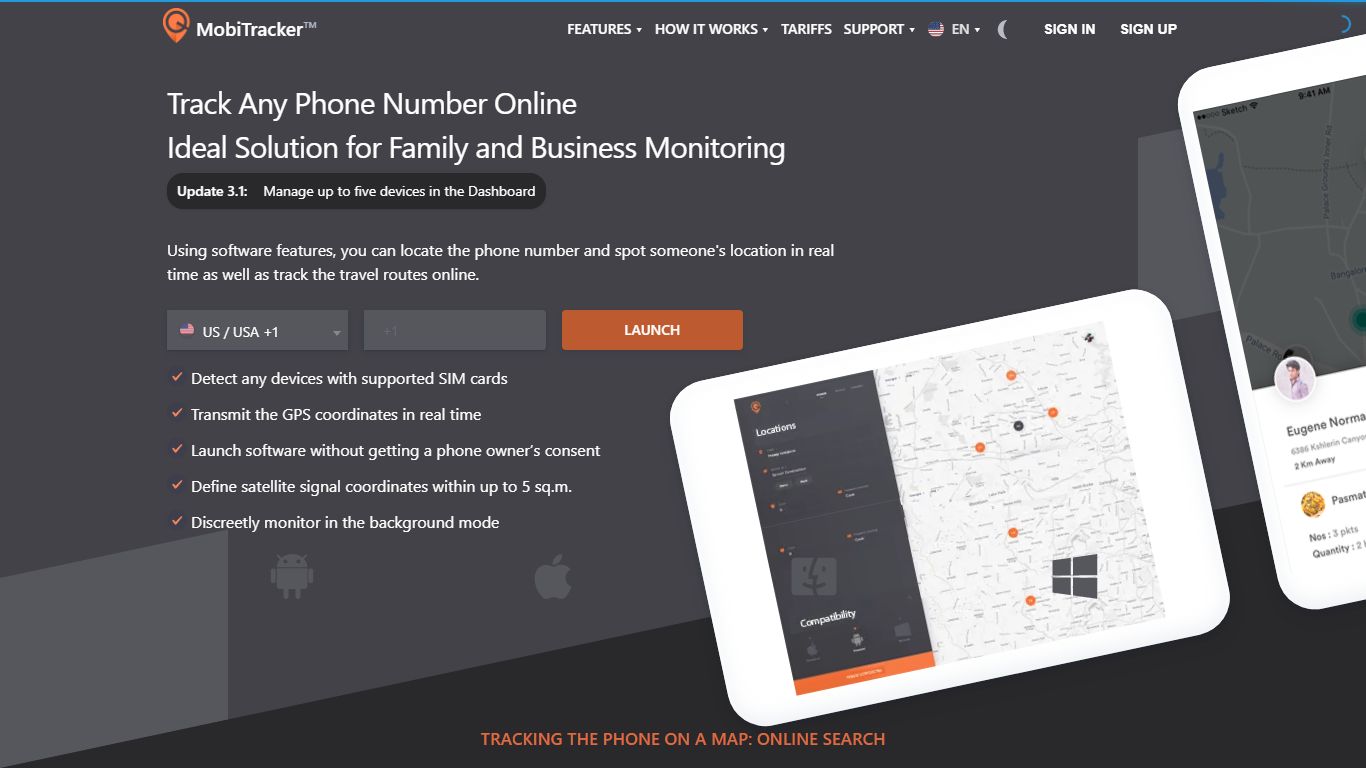 MobiTracker: Locate a Phone by Phone Number